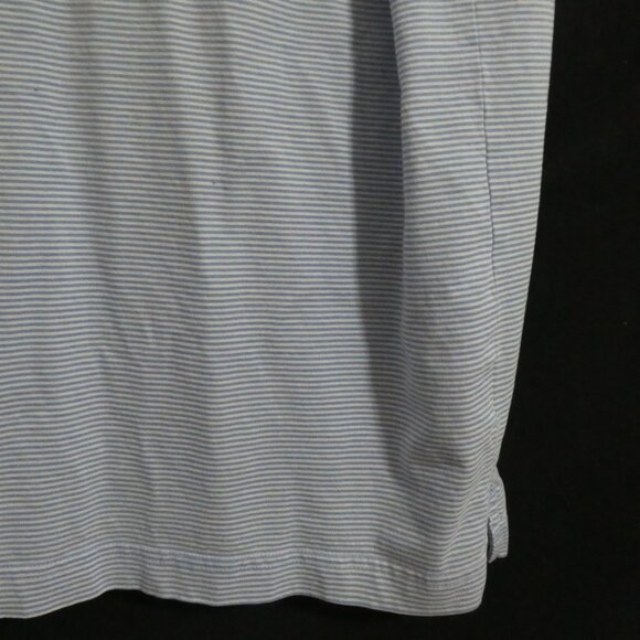 TOMMY HILFIGER - Golf | xl - extra large | Light Blue and White Stripe Polo Top - Picture 8 of 15